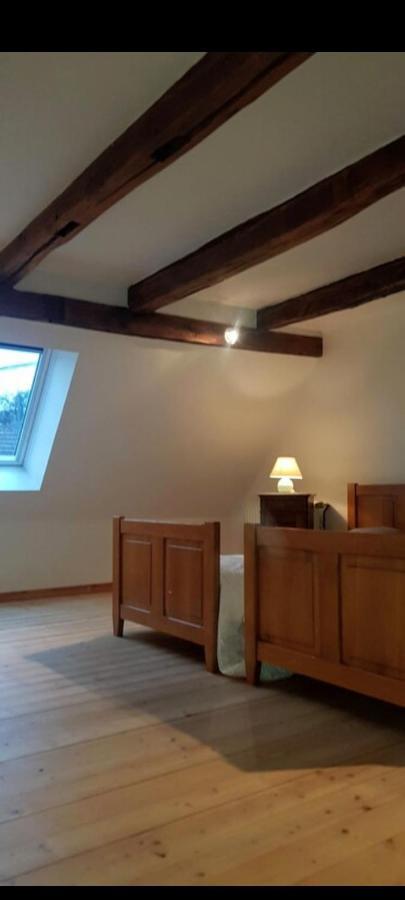 Gite Au Petit Ruisseau-Etage Et Combles-Maison Alsacienne 4 Personnes 4 Nuitees Minimum Langensoultzbach Exterior foto